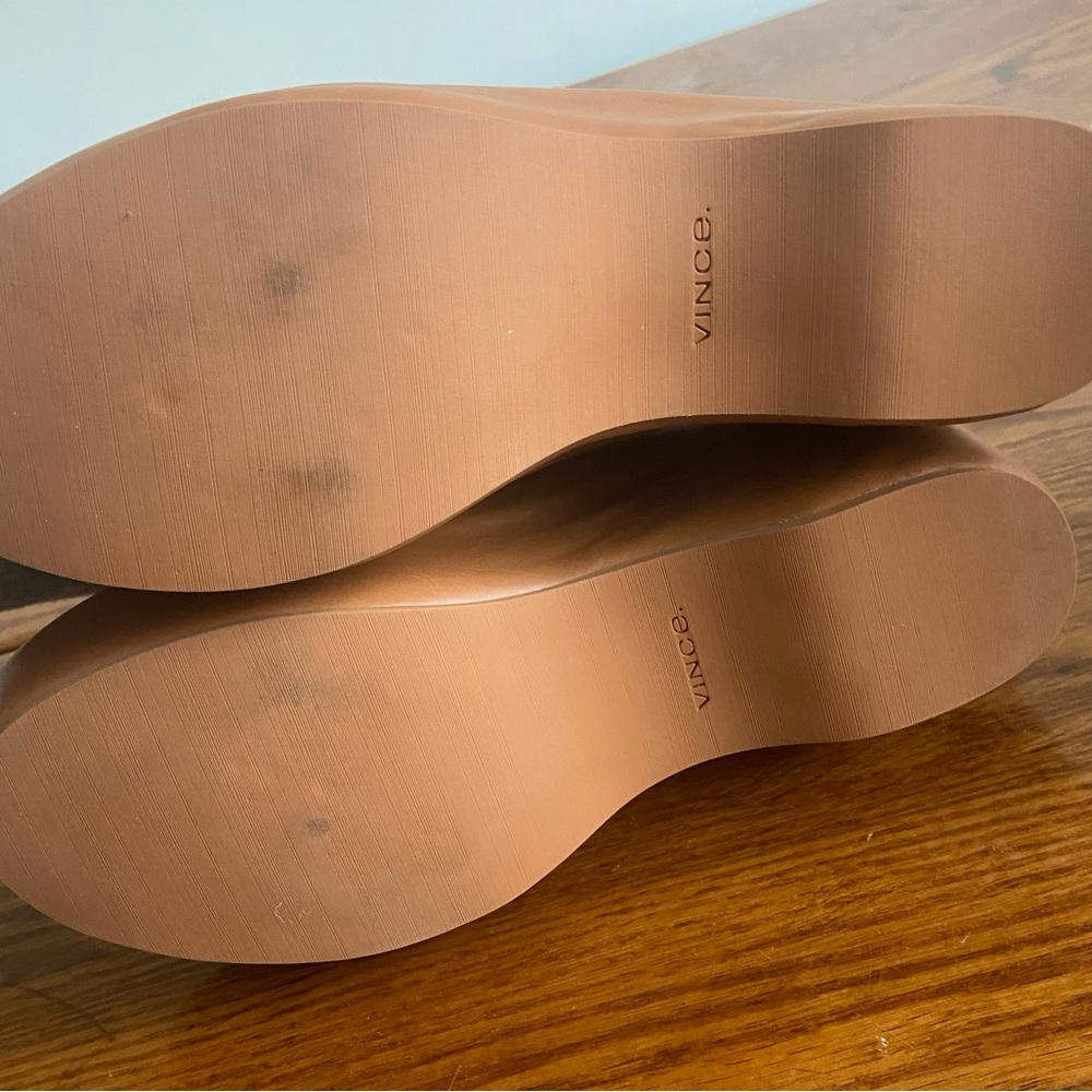 Vince Brown Leather Mules - Picture 8 of 9